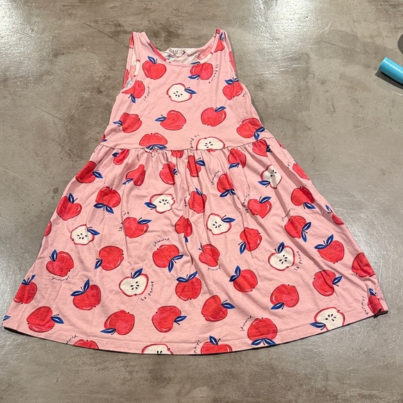 H&M Other - H&M Pink Apple Print Kids Casual Dress